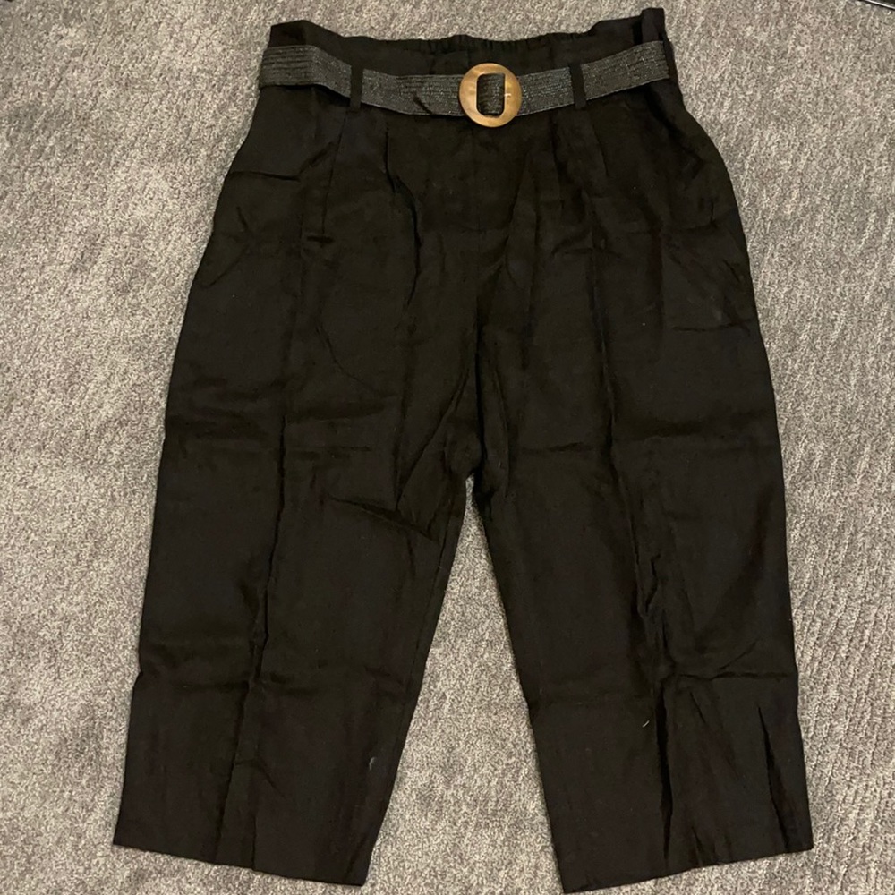 Refinity wide leg linen pants